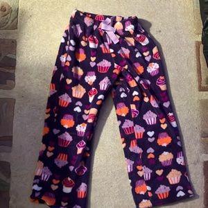 Cupcake pajama pants
